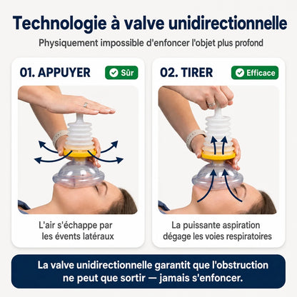 Le dispositif anti-étouffement qui sauve des vies quand Heimlich échoue