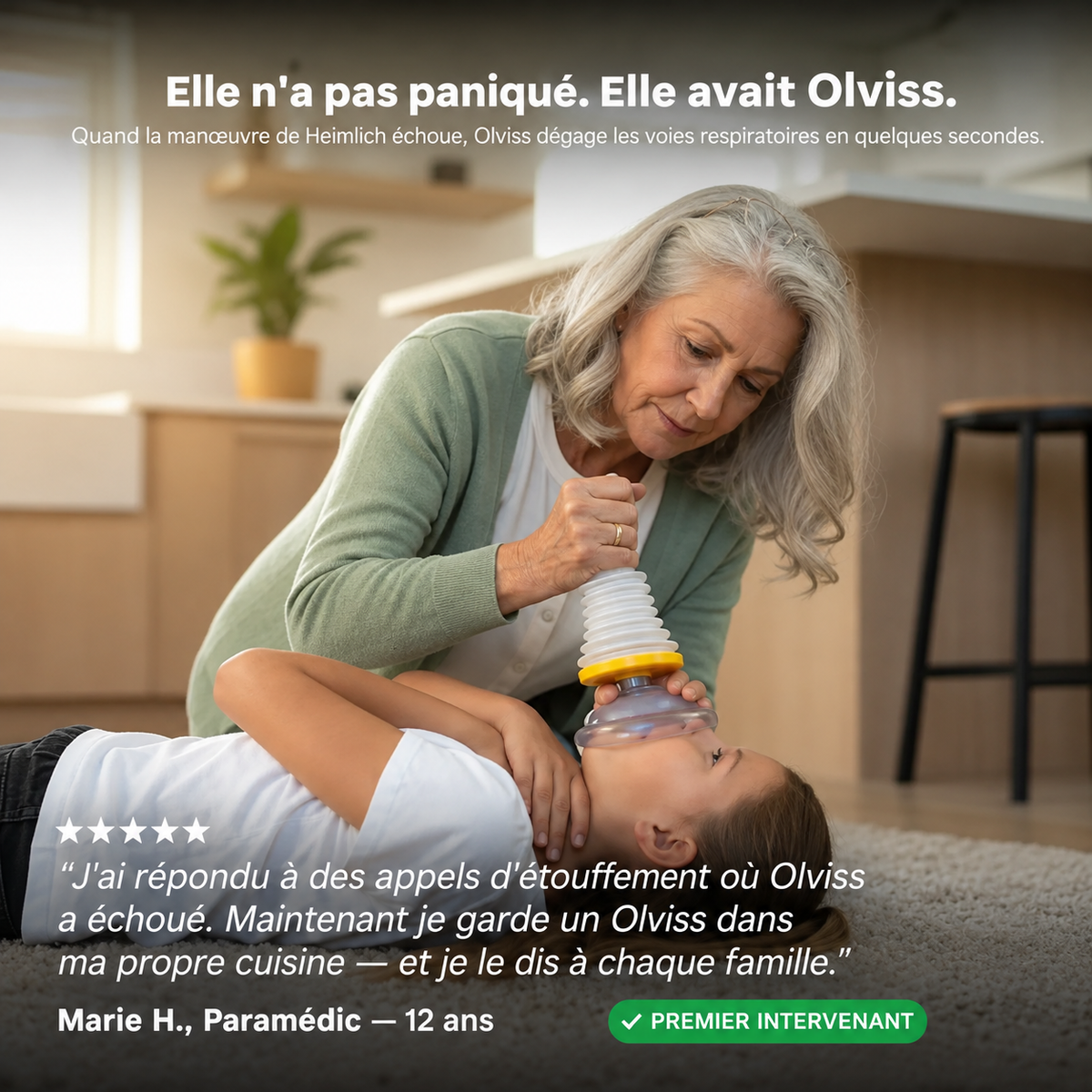 Le dispositif anti-étouffement qui sauve des vies quand Heimlich échoue